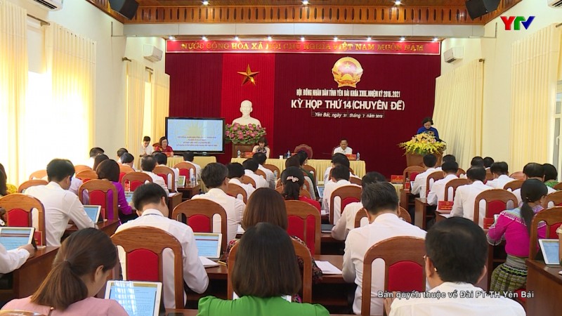 Kỳ họp thứ 14 (chuyên đề) - HĐND tỉnh Yên Bái khóa XVIII thông qua 8 Nghị quyết quan trọng