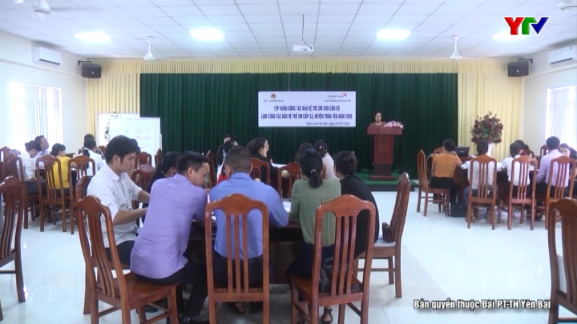 Tập huấn đào tạo cán bộ truyền thông nguồn về bảo vệ trẻ em tại huyện Trấn Yên