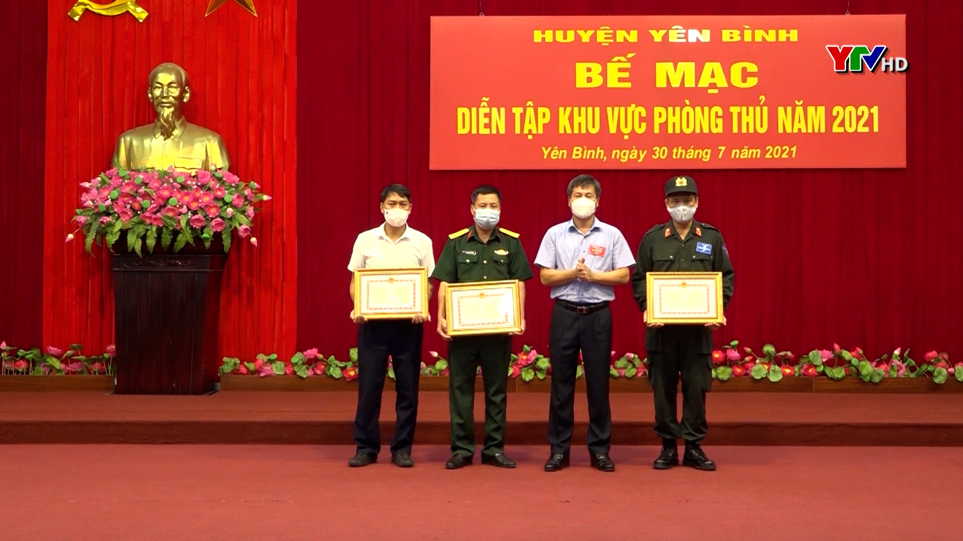 Huyện Yên Bình hoàn thành diễn tập khu vực phòng thủ năm 2021