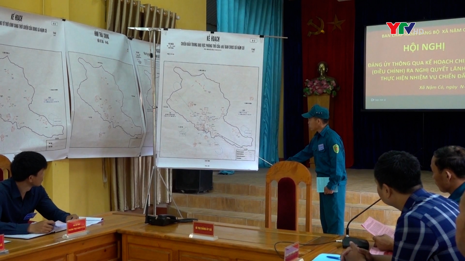 Diễn tập chiến đấu trong khu vực phòng thủ xã Nậm Có, huyện Mù Cang Chải