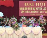Đại hội đại biểu Hội LHPN huyện Lục Yên lần thứ 15 nhiệm kỳ 2011-2016