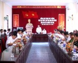 Đồng chí Phạm Duy Cường - phó bí thư tỉnh ủy, chủ tịch UBND tỉnh làm tại huyện Yên Bình