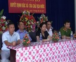 Trại tạm giam công an tỉnh Yên Bái  công bố quyết định đặc xá của chủ tịch nước
