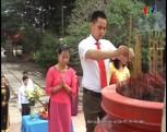 Đoàn công tác  của sở Lao động TB-XH tỉnh Yên Bái tri ân những Anh hùng Liệt sỹ của tỉnh Yên Bái  tại nghĩa trang  của tỉnh Tây Ninh.