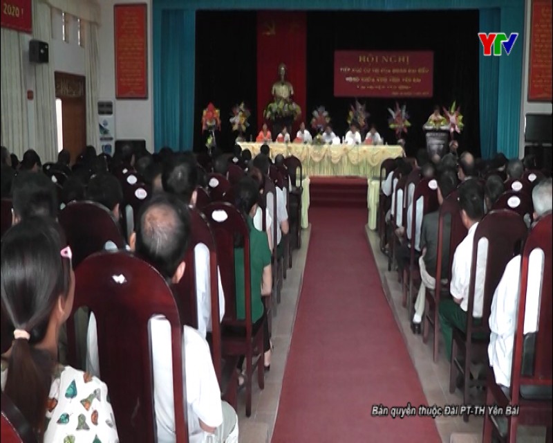 Đại biểu HĐND tỉnh Yên Bái khóa XVIII tiếp xúc cử tri huyện Yên Bình