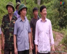 Đ/c Chủ tịch UBND tỉnh Đỗ Đức Duy kiểm tra việc khắc phục hậu quả lũ quét tại xã Lao Chải