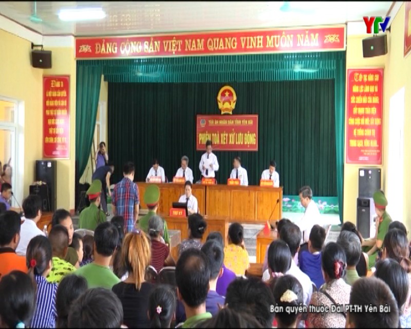 Xét xử lưu động 2 vụ án tại xã Minh Quân, huyện Trấn Yên