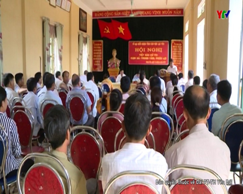 Tổ đại biểu HĐND tỉnh tiếp xúc cử tri huyện Lục Yên