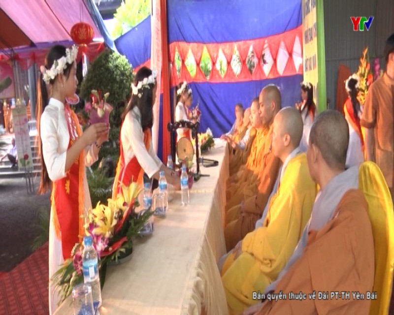 Đại lễ Vu lan báo hiếu tại chùa Minh Pháp, TP Yên Bái