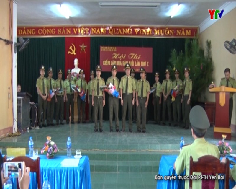 Hội thi Kiểm lâm địa bàn giỏi huyện Văn Chấn lần thứ nhất năm 2018