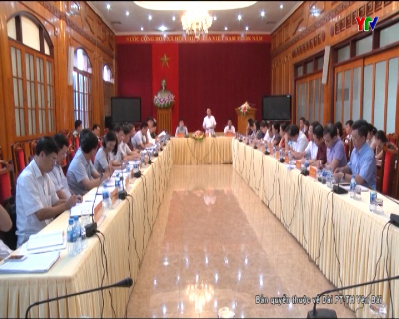 UBND tỉnh Yên Bái triển khai nhiệm vụ tháng 9 năm 2018