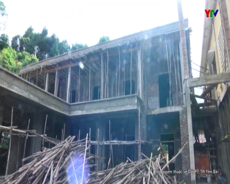 Huyện Mù Cang Chải đẩy nhanh tiến độ thi công các công trình xây dựng cơ bản