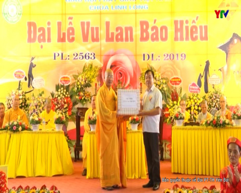 Đại lễ Vu lan báo hiếu tại chùa Linh Long, thành phố Yên Bái