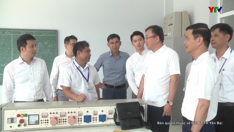 Công ty TNHH LG Electronics Việt Nam Hải Phòng thăm Trường Cao đẳng Nghề Yên Bái