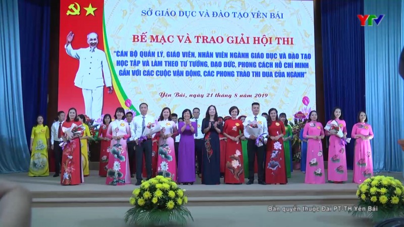 Thị xã Nghĩa Lộ giành giải Nhất Hội thi “Cán bộ, quản lý, giáo viên, nhân viên ngành GD&ĐT học tập, làm theo tư tưởng, đạo đức, phong cách  Hồ Chí Minh”