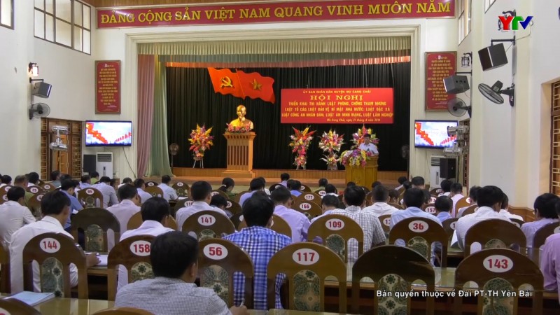 Huyện Mù Cang Chải triển khai Luật Phòng, chống tham nhũng năm 2018