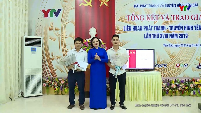 Trao giải Liên hoan PT-TH Yên Bái lần thứ XVIII năm 2019