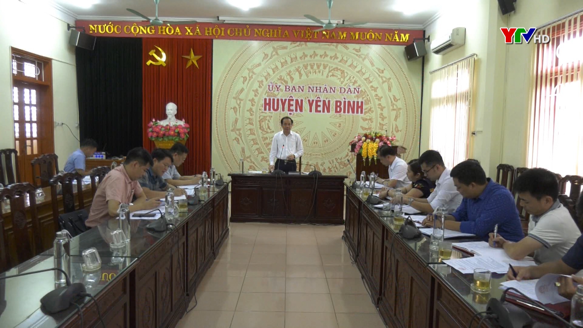 Đồng chí Tạ Văn Long - Phó Chủ tịch Thường trực UBND tỉnh làm việc với huyện Yên Bình