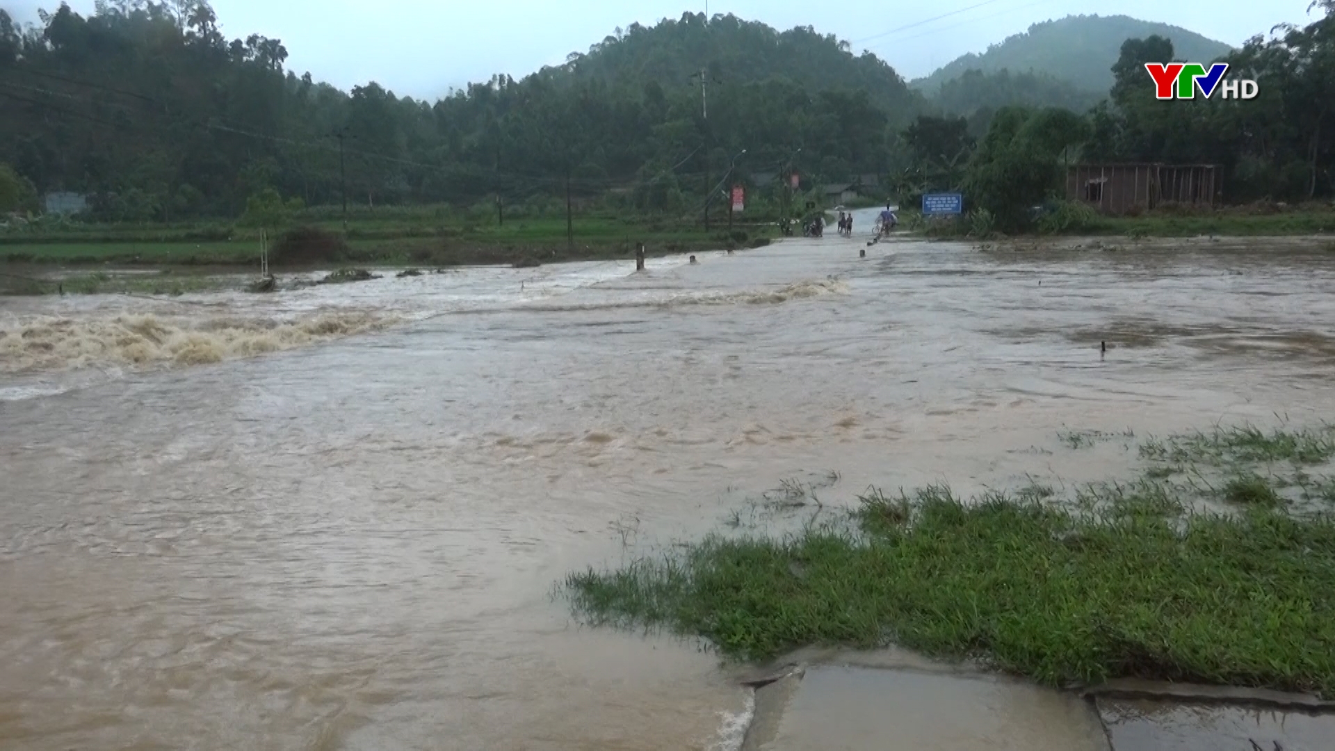 Nhiều xã của huyện Trấn Yên bị thiệt hại do mưa lớn