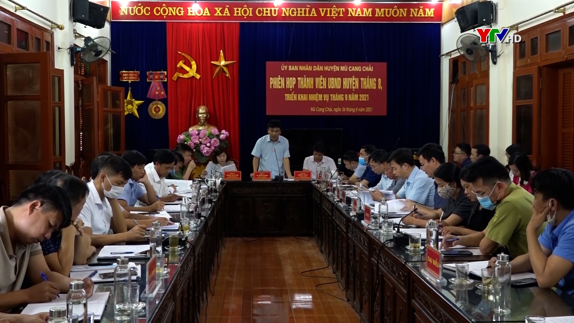 UBND huyện Mù Cang Chải triển khai nhiệm vụ tháng 9 năm 2021