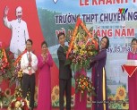 Đ/c Chủ tịch UBND tỉnh Phạm Thị Thanh Trà dự khai giảng năm học mới tại Trường THPT chuyên Nguyễn Tất Thành - TP Yên Bái