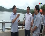 Đồng chí Bí thư Tỉnh ủy Phạm Duy Cường kiểm tra tiến độ thi công tuyến đường Hoàng Thi- huyện Yên Bình
