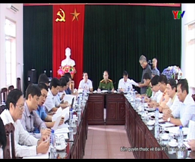 Ban ATGT tỉnh kiểm tra tại huyện Yên Bình