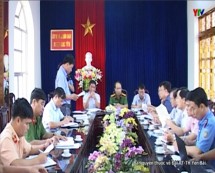 Ban ATGT tỉnh kiểm tra tại huyện Lục Yên