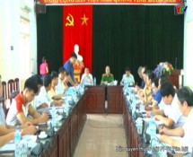 Thường trực Ban an toàn giao thông tỉnh làm việc tại huyện Yên Bình