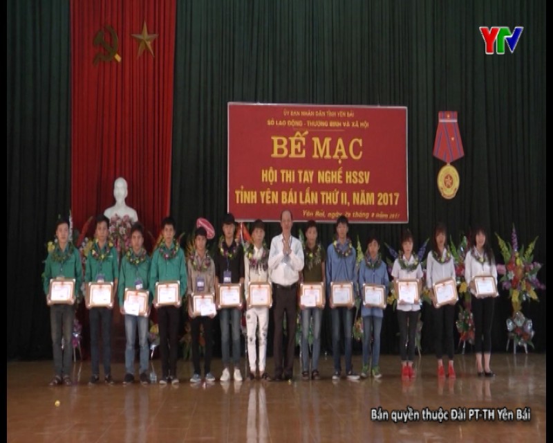 Bế mạc Hội thi tay nghề học sinh sinh viên tỉnh Yên Bái