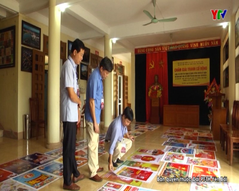 Trên 70 tác phẩm tham gia cuộc thi Sáng tác tranh cổ động tuyên truyền kỷ niệm 60 năm Ngày Bác Hồ thăm Yên Bái