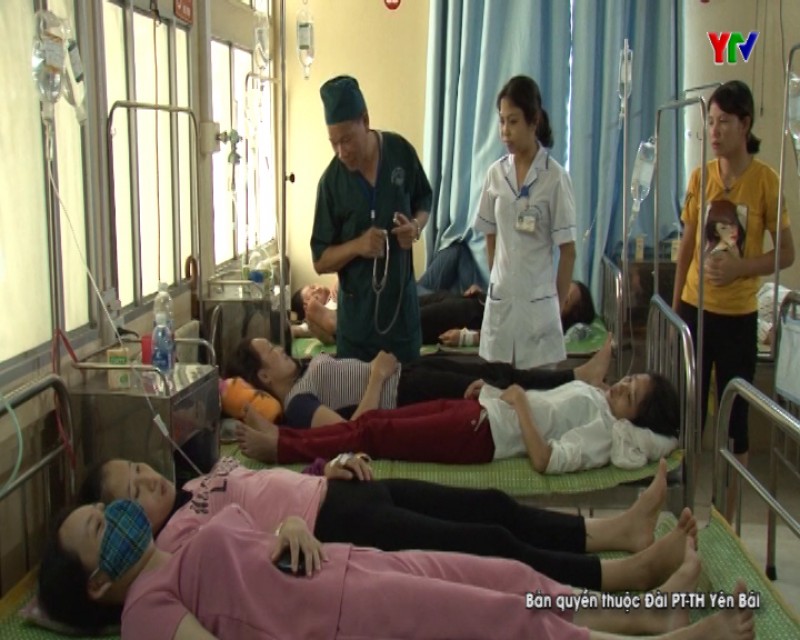 Ngộ độc khí, hàng chục công nhân Công ty TNHH quốc tế Vina KNF huyện Trấn Yên nhập viện cấp cứu