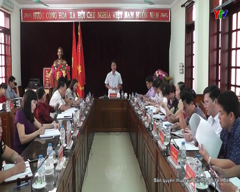 UBND huyện Trấn Yên triển khai nhiệm vụ những tháng cuối năm 2018