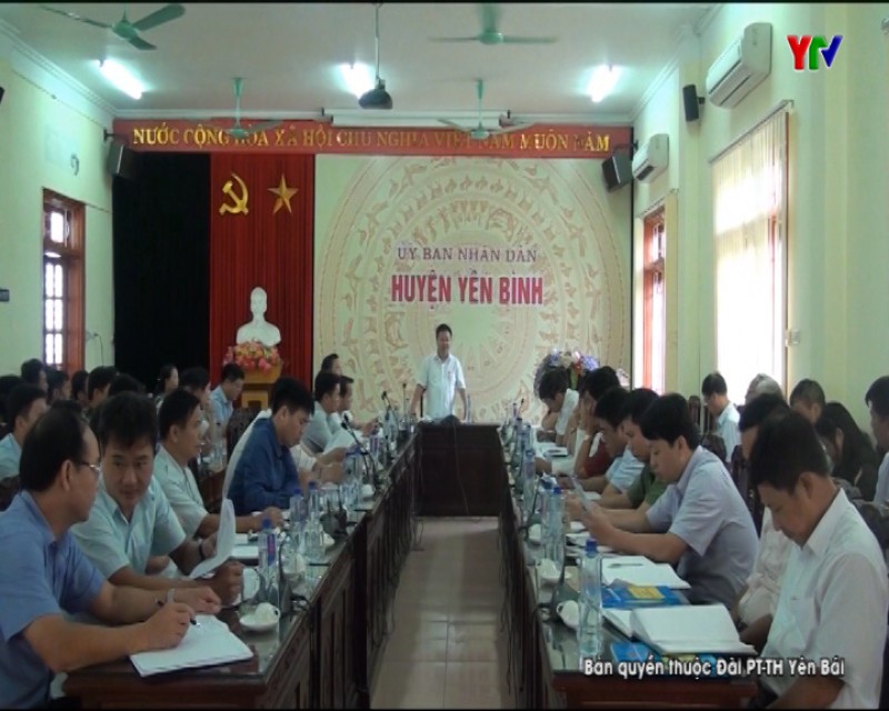 Huyện Yên Bình triển khai nhiệm vụ 3 tháng cuối năm 2018