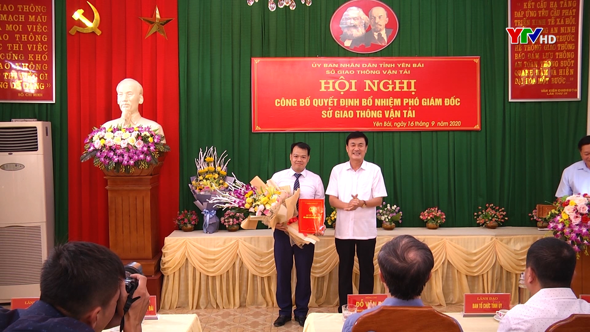 Đồng chí Đào Ngọc Hùng được bổ nhiệm giữ chức Phó Giám đốc Sở Giao thông vận tải Yên Bái