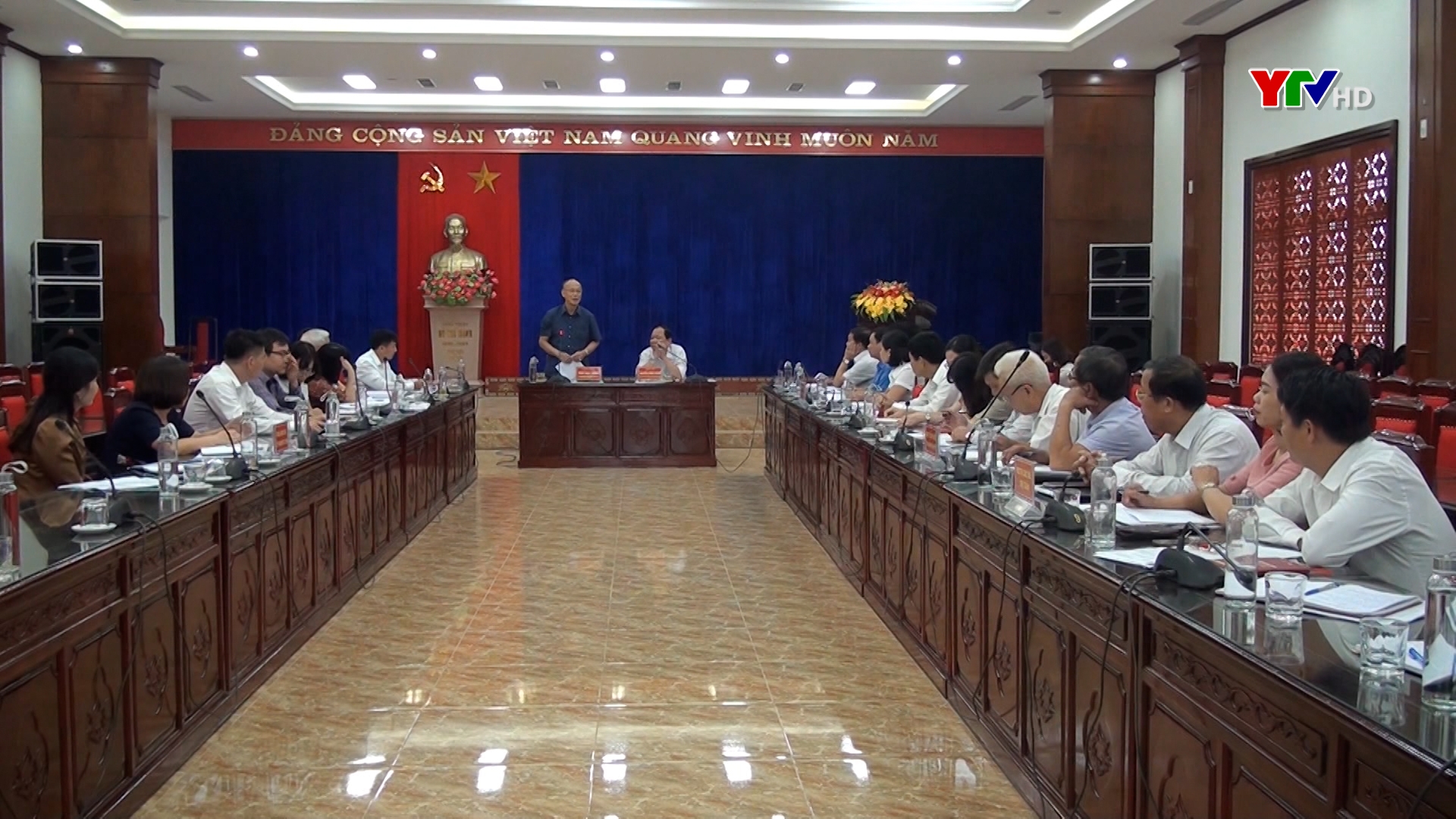 Đoàn công tác của Uỷ ban Trung ương MTTQ Việt Nam làm việc tại huyện Yên Bình