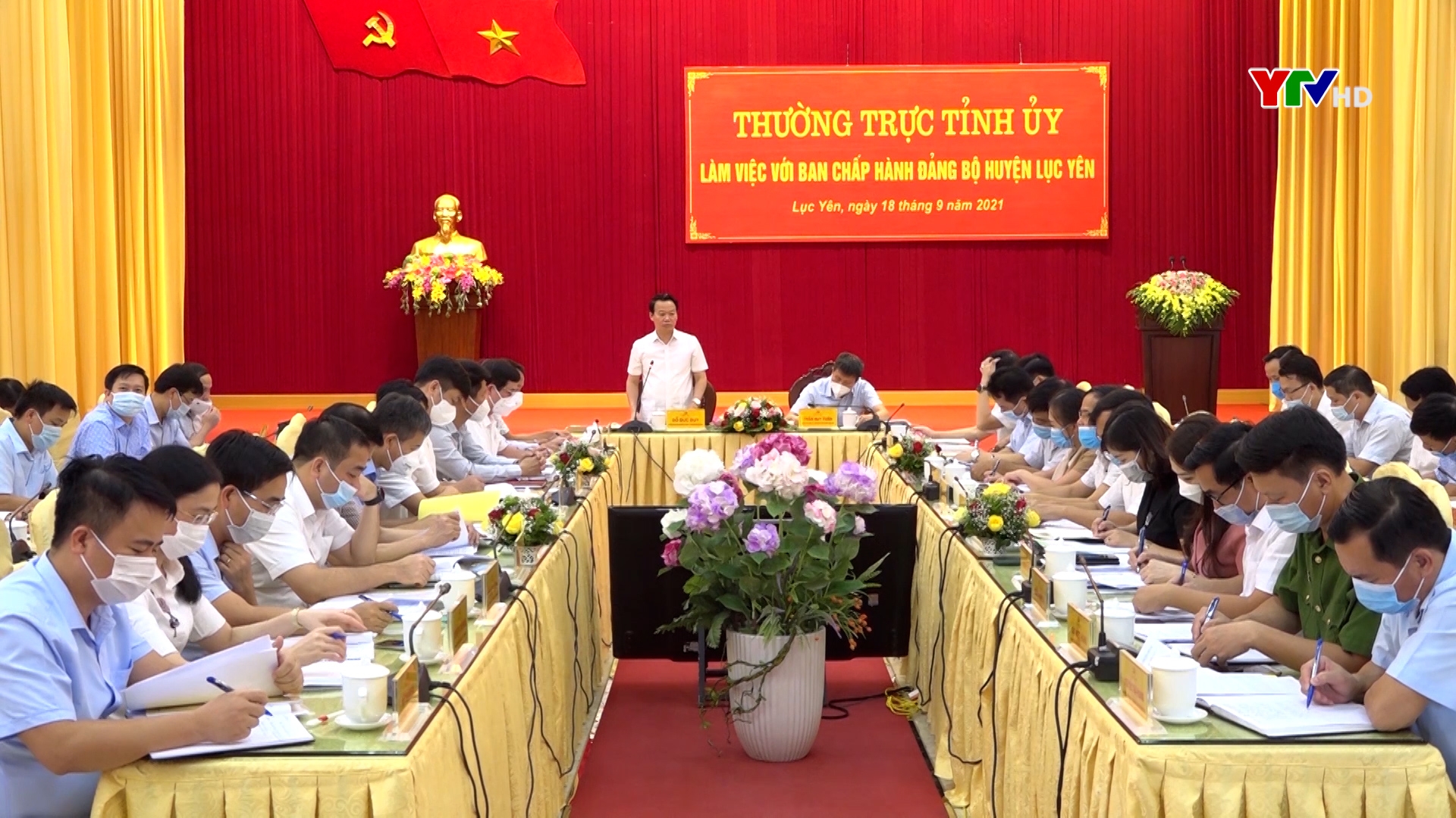 Thường trực Tỉnh ủy làm việc với Ban Chấp hành Đảng bộ huyện Lục Yên