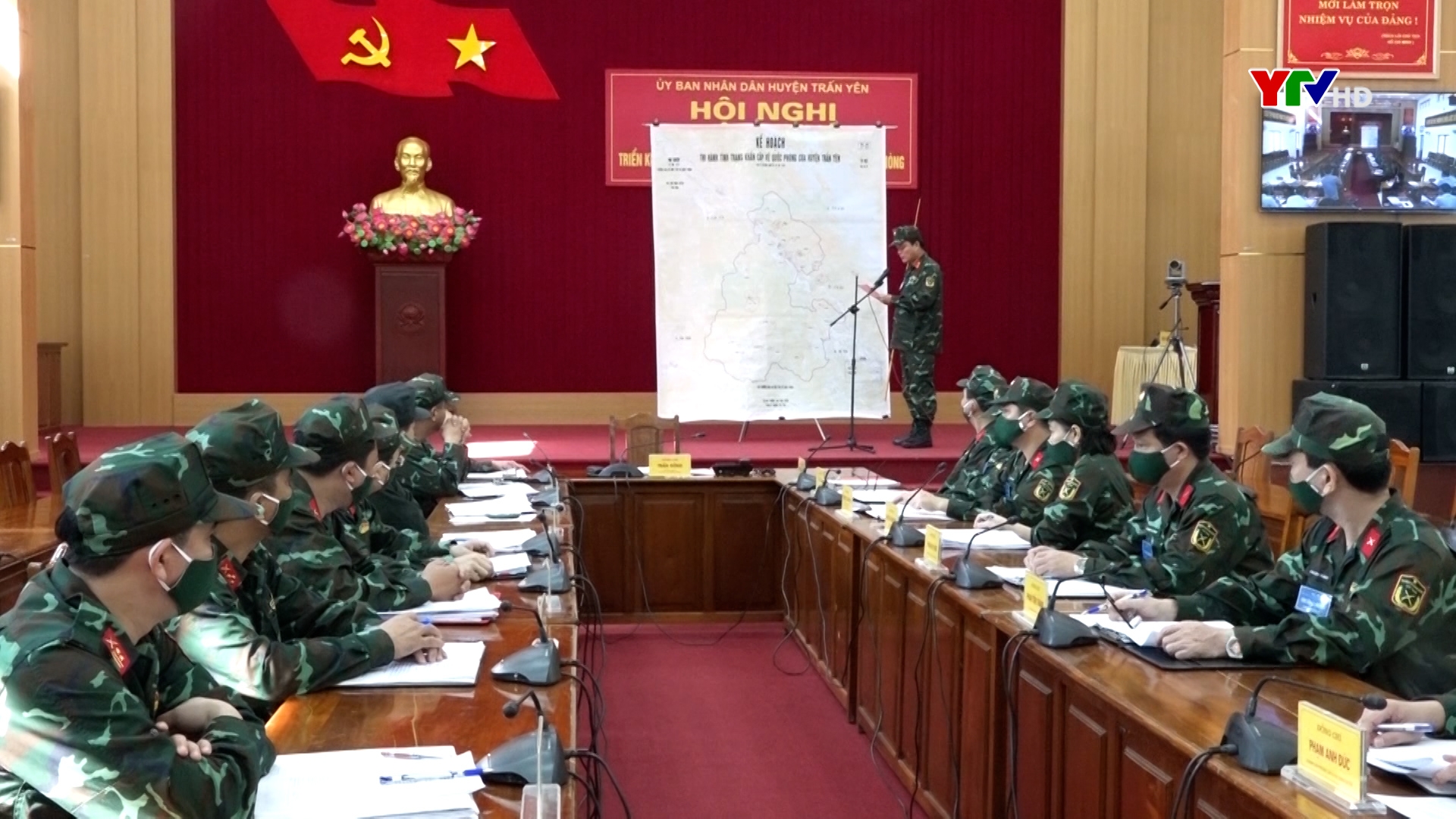 Khai mạc diễn tập khu vực phòng thủ huyện Trấn Yên năm 2021