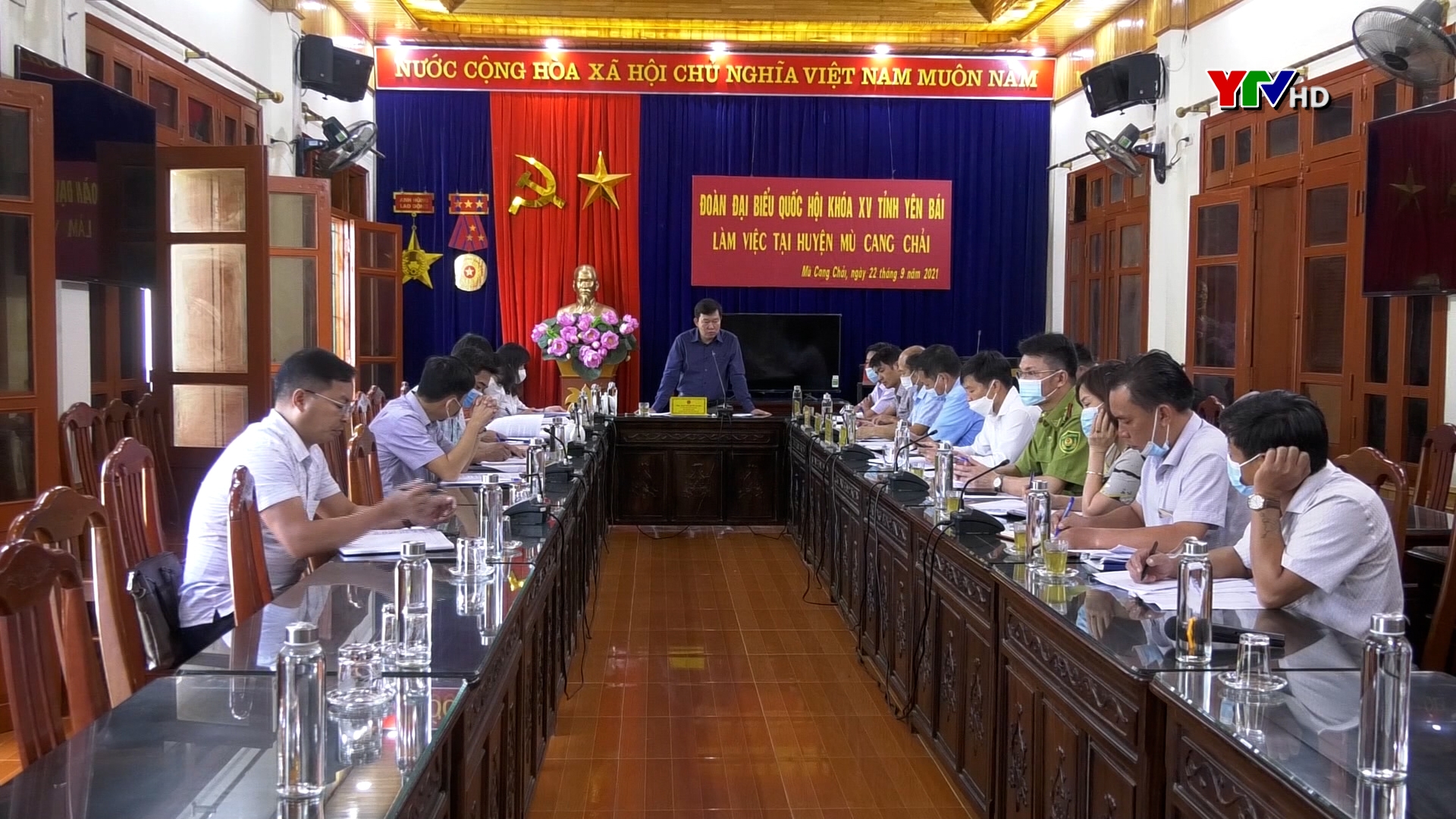 Đoàn đại biểu Quốc hội tỉnh làm việc tại huyện Mù Cang Chải