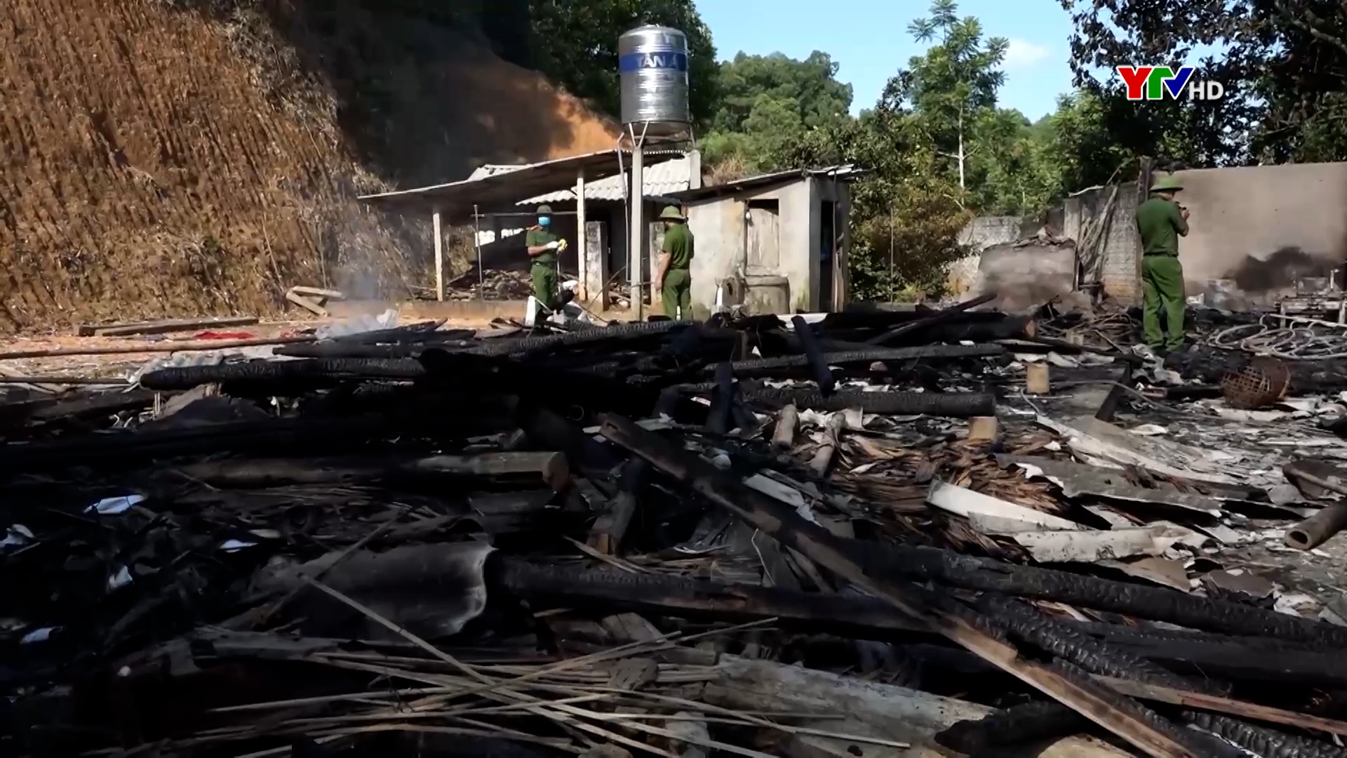 Xã Minh Quân, huyện Trấn Yên: Xảy ra 1 vụ cháy nhà làm thiệt hại 300 triệu đồng