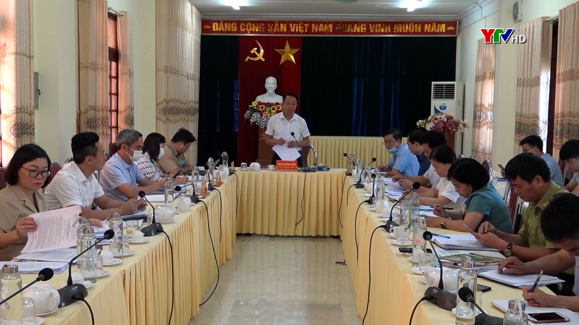 Đồng chí Vũ Quỳnh Khánh - PCT Thường trực HĐND tỉnh giám sát thực hiện Nghị quyết 69 tại huyện Văn Chấn