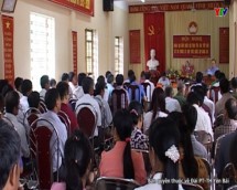 Đoàn ĐBQH khóa XIV tỉnh Yên Bái tiếp xúc cử tri huyện Trấn Yên.