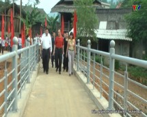 Khánh thành cầu dân trí - khuyến học tại xã Kiên Thành, huyện Trấn Yên