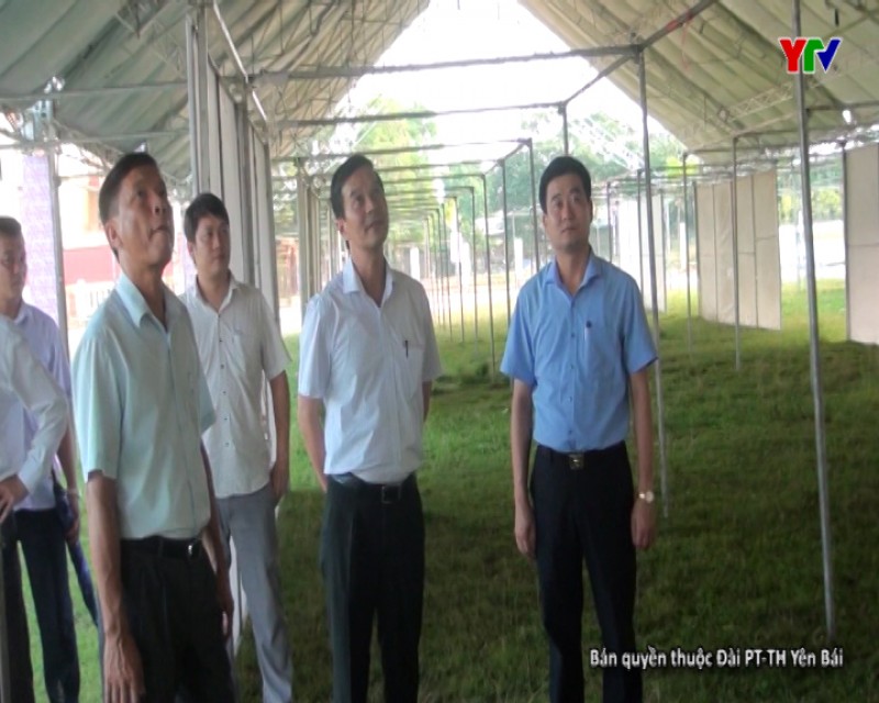 Đ/c Dương Văn Tiến – PCT UBND tỉnh kiểm tra công tác chuẩn bị cho Lễ hội quế huyện Văn Yên năm 2016