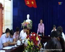 Đoàn công tác của Ban tuyên giáo TW và Bảo hiểm xã hội Việt Nam làm việc với Ban tuyên giáo Tỉnh ủy