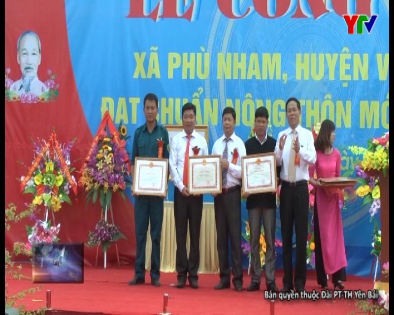 Xã Phù Nham huyện Văn Chấn đạt chuẩn xã nông thôn mới