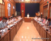 "Hội nghị bàn các giải pháp đẩy nhanh tiến độ xây dựng huyện nông thôn mới Trấn Yên "