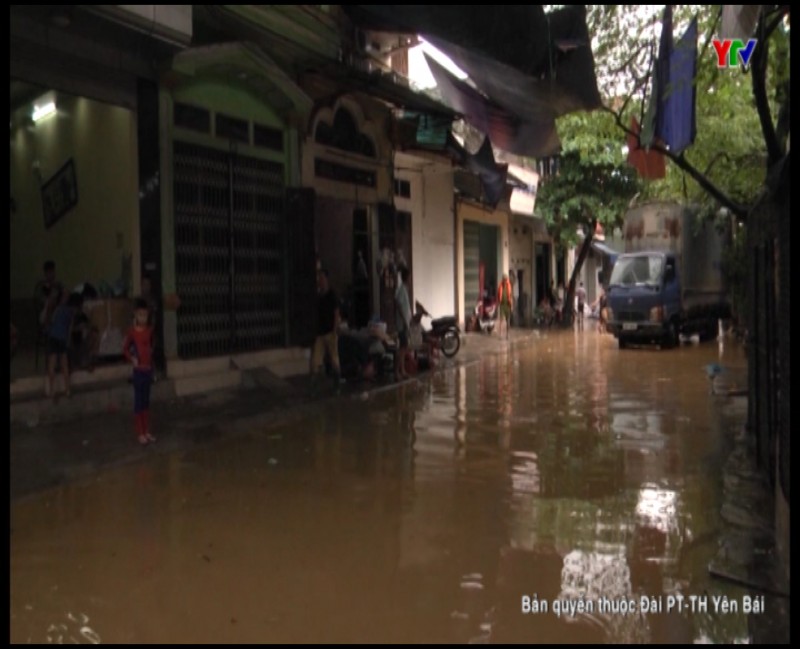 Thành phố Yên Bái: 700 hộ dân bị ảnh hưởng do nước sông Hồng dâng cao