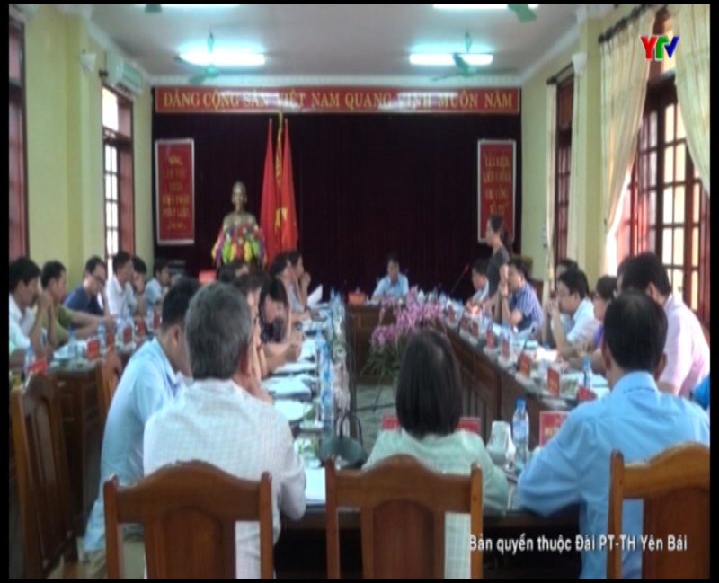 Huyện Trần Yên triển khai nhiệm vụ quý IV năm 2017