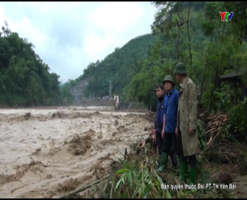 Huyện Văn Chấn khẩn trương khắc phục hậu quả mưa lũ